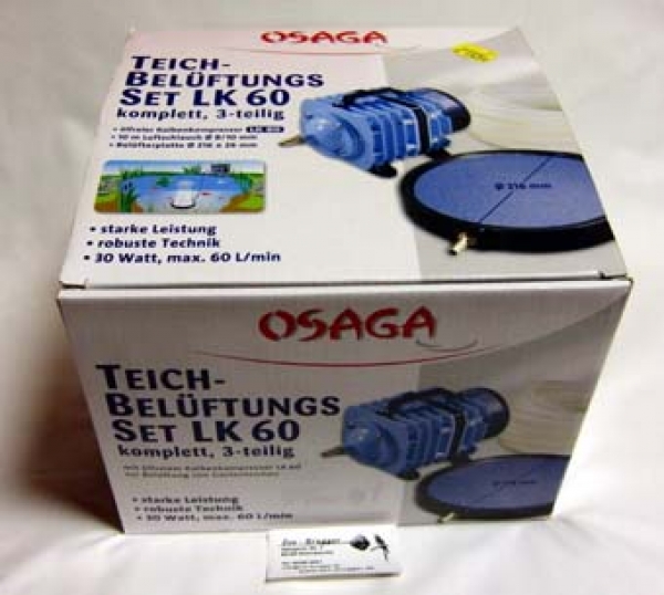 * Luftpumpe - Teichbelüftungsset LK60